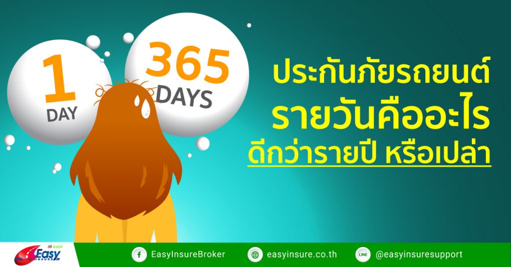 ประกันรถยนต์รายวัน